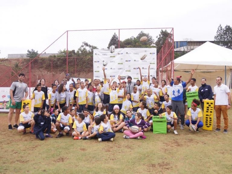 Unidade centro recebe a visita de alguns atletas da Seleção Brasileira de Rugby