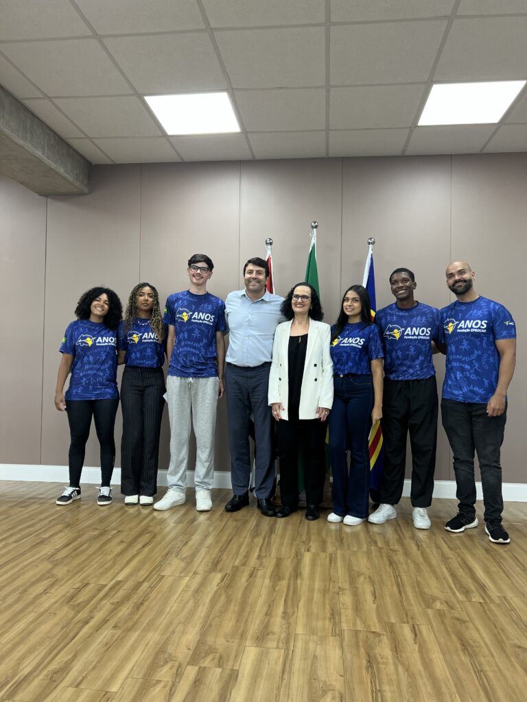 Apresentação da delegação Rumo a Boston no gabinete do prefeito