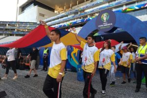 Educandos prestigiam jogo da Copa América (2)